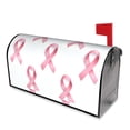 thumbnail image 2 of Mailbox Sleeve Reusable Waterproof Arc Opening With Soft Magnetic Strip Easy To Install Uv Protection 21x18 In Classic Pink Ribbon Pattern, 2 of 8