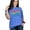 Flo Blue, variant on Blessed to Be Her Mom, Proud Mother of a Daughter Quote, Groovy Retro Wavy Text, Denim Comfort Colors T-Shirt, Small