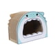thumbnail image 5 of Rascador para gatos , cama de salón, tumbona, , casa de cartón para gatos Tiburón jinwen peluche perros cama gato, 5 of 8