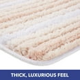thumbnail image 4 of Sohome Chino Striped Machine Washable Bath Mat, Pink/White, 27"x48", 4 of 9