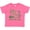 Hot Pink, variant on Inktastic Life's Better Mountains Girls Toddler T-Shirt