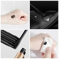 Black Waterproof Mascara Super Long Lasting Curled Shaping Embossed