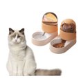 thumbnail image 4 of <p>Automatic Cat Feeder Waterer, Large Capacity  Pet Water Food Dispenser Transparent Easy Cleaning 2000ml  For Puppy For Indoor</p>, 4 of 7