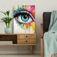 thumbnail image 5 of Abstract Colorful Eye Canvas Painting Suitable for Living Room Officeand Hallway Decoration., 5 of 8