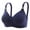 Dark Blue, variant on ibuvkizy Bras for Women Sports Bra Comfortable Breathable,Push up Wireless Bra,Woman's Embroidered Glossy Comfortable Breathable Bra Underwear No Rims,Women Bras Plus Size