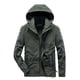 thumbnail image 1 of Chaqueta elástica informal con cuello levantado para hombre, chaleco superior resistente al viento y al aire libre Pompotops oipoqjl36755, 1 of 5