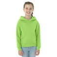 thumbnail image 1 of Jerzees Youth NuBlend Pull Over Hooded Sweatshirt, L, Neon Green, 1 of 1