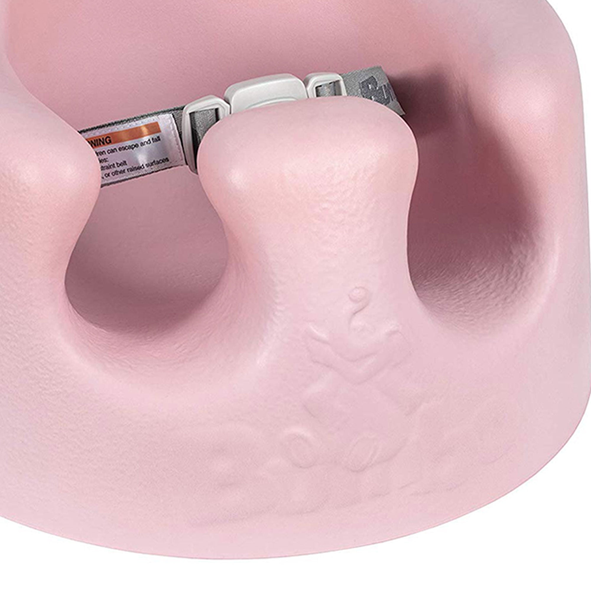 Bumbo Infant Floor Seat Baby Sit Up Chair w Adjustable Harness Cradle Pink