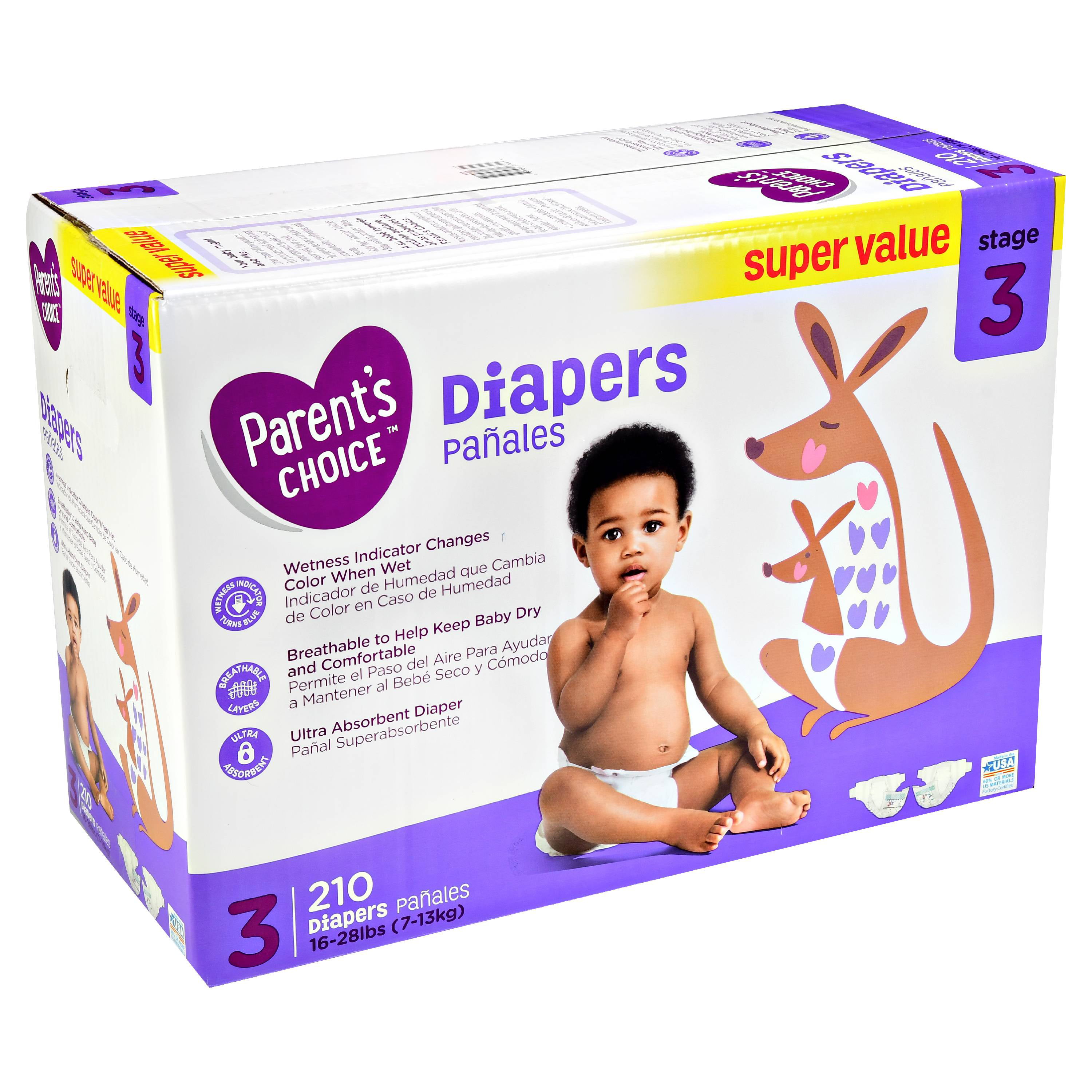 walmart size 7 diapers