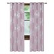 thumbnail image 1 of Deconovo Cortinas opacas con diseño floral en color rosa lavanda de 132 x 243 cm con aislamiento térmico., 1 of 7