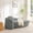 Dark Grey, variant on 67" L Boucle Chaise Lounge Sofa Chair Indoor with Backrest, Armrest & Pillow, Oval Upholstered Single Lounger Sleeper Chair, Modern Reading Lazy Cloud Sofa Bed Recliner,Dark Grey