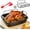 Large Set - 17.2, variant on Large Nonstick Roasting Pan with Rack (17x13 Inch) -Turkey Roasting Pan with Wider Handles, Heavy Duty Construction Roaster - Easy Clean for Oven