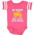 thumbnail image 3 of Inktastic Construction My Daddy Still Plays with Trucks Boys or Girls Baby Bodysuit, 3 of 5