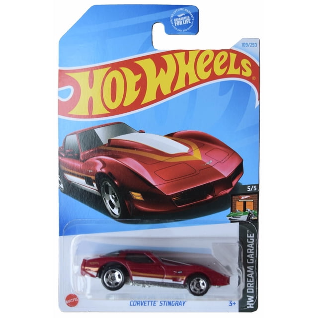 Coche de juguete Hot Wheels Corvette Stingray HW Dream Garage 5/5