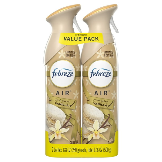 Febreze OdorEliminating Air Freshener Spray, Vanilla, 2 ct Walmart