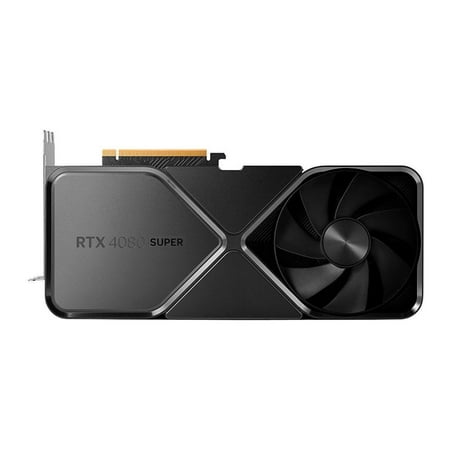 NVIDIA GeForce RTX 4080 SUPER Founders Edition Graphics Card 16GB GDDR6X - Titanium and Black