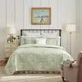 thumbnail image 2 of Laura Ashley Brompton Serein Reversible Quilt Set Full/Queen, 2 of 10