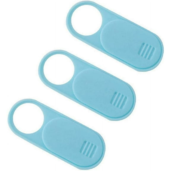 Mobile Phone Camera Protection Cover, 3pcs Ultra Thin Webcam Cover Camera Slider Privacy Protect Shield for Phone Pc Blue