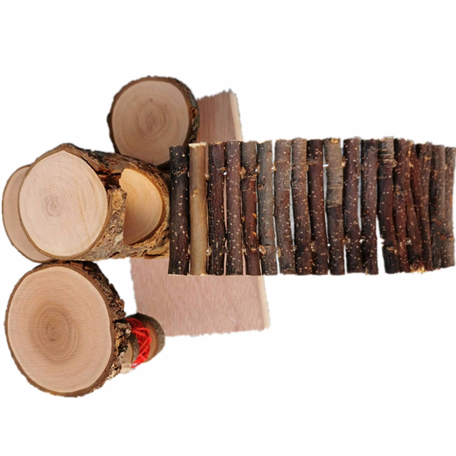 BESTSKY Hamster Toys,Eco-Friendly Wood Hamster Cage,Relieves Anxiety and Stress Hamster Hideout
