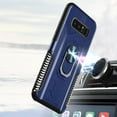 thumbnail image 3 of For Apple iPhone 8 Plus/7 Plus/6 6S Plus Military Grade Hybrid Heavy Duty 2 in 1 Hard PC and Silicone with Ring Stand Holder Cover ,Xpm Phone Case [ Blue ], 3 of 8