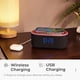 thumbnail image 4 of uscce Despertador Bluetooth Radio FM: Altavoz de Sonido estéreo de 10 W - Carga inalámbrica rápida para iPhone Samsung - Radio Reloj Regulable para Dormitorio, 4 of 5