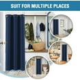 thumbnail image 4 of Joqmia Blackout Curtains for Doorways and Closets, Thermal Insulated Temporary Room Dividers (1 Panel）, 4 of 7
