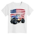 thumbnail image 4 of Kogui Boys 4th of July Shirts American Flag T-Shirts Kids Patriotic Independence Day Memorial Day Tops Tees (White,2-3 Years), 4 of 4
