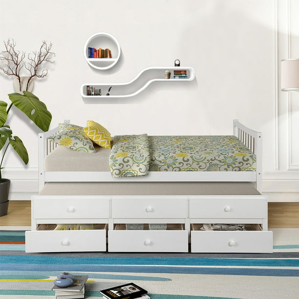 460 x 460 jpeg 43 кб. daybed twin bed frames for kids boys girls wood captain s bed twin daybed with trundle bed and drawers platform bed frame with