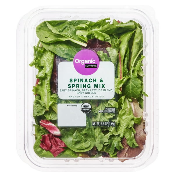 Marketside Organic Spinach & Spring Mix, 5.5 oz