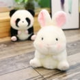thumbnail image 6 of kjfeif 7.08" Round Rolly Pet Stuffed Animal Bunny Dragon Cute Pet Panda Doll Penguin Plush Toy Hamster Doll, Soft Doll Gift for Girls, Babies, Birthday for Kids of All Ages, 6 of 9