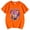 Orange, variant on Girls Summer Short Sleeve T-Shirt, Round Neck Casual Top with Soft Breathable Cotton Blend, Youth Sizes 3-13 for Everyday Wear, Playground Activities and School Fashion, Trendy Design