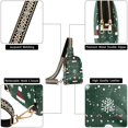 thumbnail image 6 of FORMRS Womens Crossbody Sling Bag Travel Daypack Shoulder Chest Backpack, Christmas Santa Hats, 6 of 7