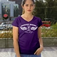 thumbnail image 4 of American Original Shelby Since 1962 Women's V-Neck T-shirt Cobra Wings Classic Muscle Car GT500 Mustang Powered by Ford Tee, 4 of 7
