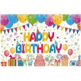 thumbnail image 6 of Happy Birthday Groovy Banner Backdrop Sign for Girls Boys,Happy Birthday Decorations Backdrop,Birthday Party Supplies Photo Background for Children, 6 of 6