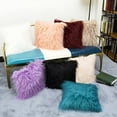 thumbnail image 3 of XIBUFE 2026 New Couch Pillows for Living Room Fluffy Pillows Bed Throw Pillows Decor for Teenage Girls Bedroom Fuzzy Pillow Grey Throw, 3 of 7
