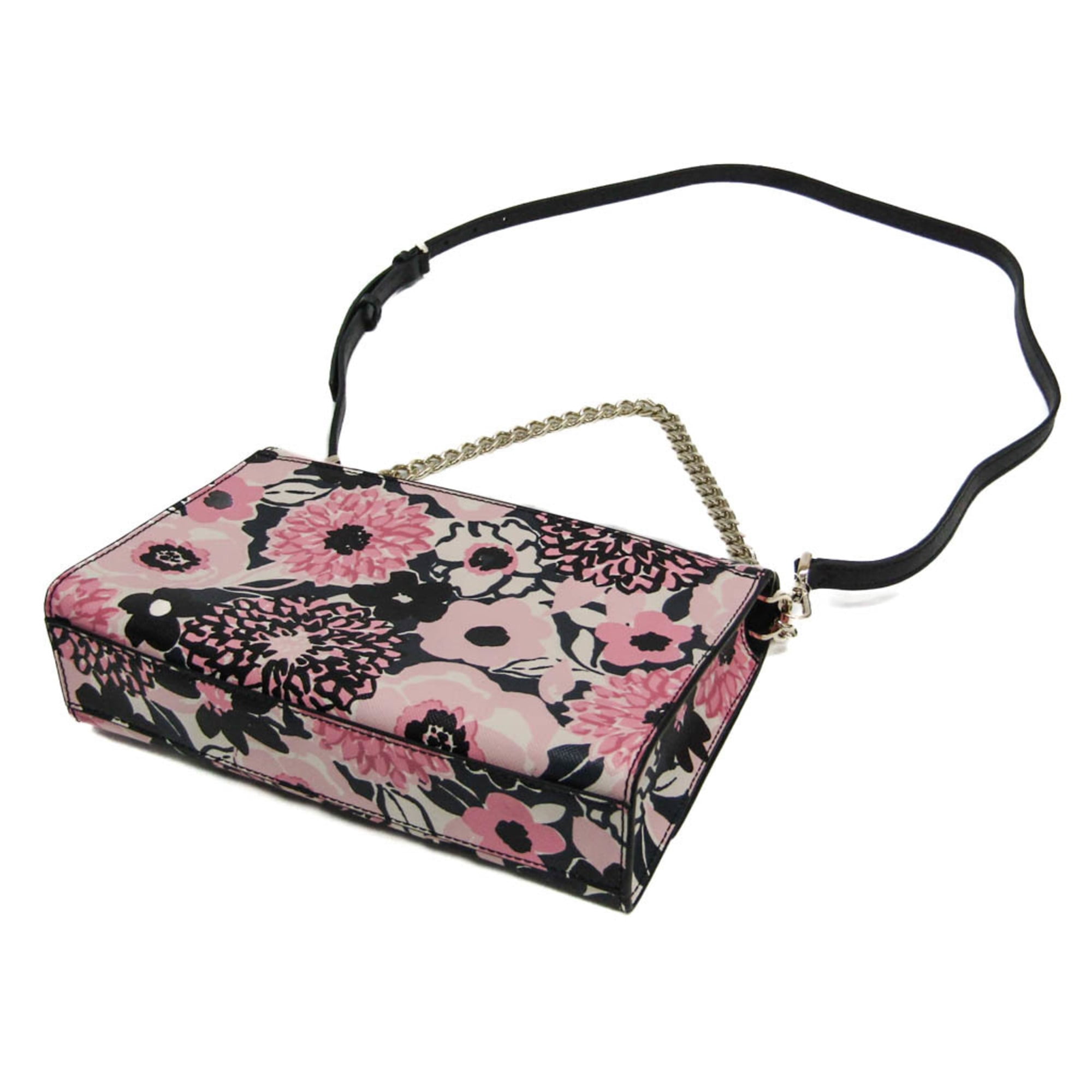 Pre-Owned Kate Spade Carson Dahlia Floral Printed K8111 Women's PVC Handbag,Shoulder... (Good)