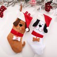 thumbnail image 3 of Inteprter Calcetines navideños para perros, calcetines de estilo , colgador de árbol de Navidad para aperitivos, bolsa de regalo, colgante, Kits de decoración para fiestas Caqui, 3 of 6