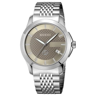 Gucci YA055510 Ladies Watch 5505 Mother of Pearl Dial Stainless