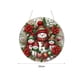 thumbnail image 3 of Fiudx Liquidación de ofertas flash Manualidades circulares Regalos conmemorativos navideños Muñeco de nieve navideño colgante, 3 of 3