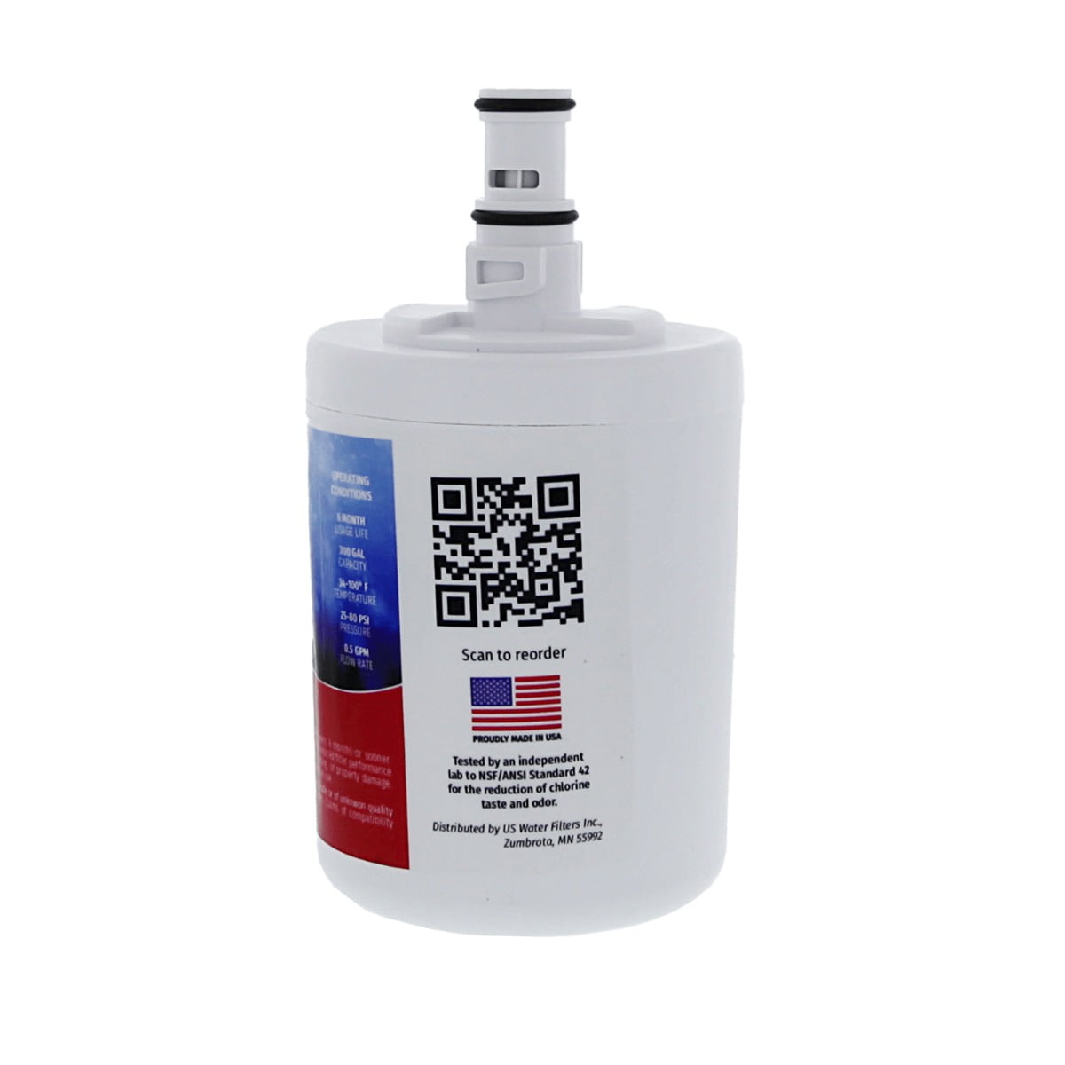 US Water Filters 8171413 Refrigerator Water Filter 2-pk - Replacement for Whirlpool 8171413, Kenmore 9002, EDR8D1, 469002, 8171414, WF286, WSW-4, WFI-NLC200, USWF Fridge Filter