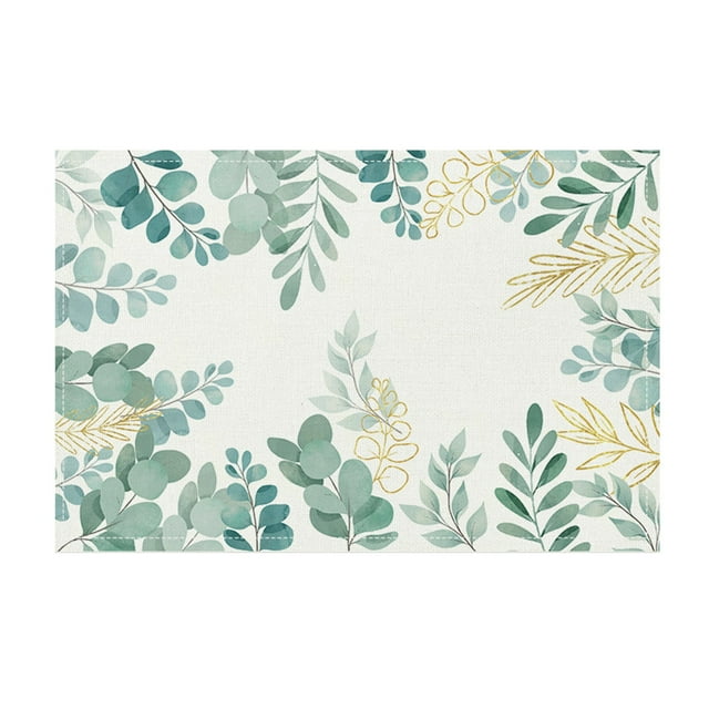 Binwennn Placemats Family Table Placemats Holiday Placemats Tablecloths Kitchen Table Mats Set Napkins Set 4 Dining Table Set for 4 Small Spaces round Dinner Table Set for 2 Place Mat Dinning Table