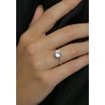 thumbnail image 5 of Elli by Julie & Grace Round Crystal Solitaire Engagement Ring 925 Silver, 5 of 5