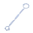 thumbnail image 3 of Clip de chupete de silicona,Clips de chupete Cunas de clip de correa de cuerda anti pérdida,Soporte de correa de juguete de silicona ajustable para recién nacidos,Correas de juguete azul claro Hugo Clip de chupete de silicona, 3 of 10
