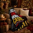 thumbnail image 3 of True Crime Mystery Just One More Case Grunge, Festive Holiday Scene, Warm Flannel Blanket for Living Room and Reading Nook, Art Lovers Housewarming Gift, Festive Home Decor, 3 of 9