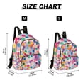 thumbnail image 2 of FORMRS Mini Backpack Purse for Women Travel Daypack Casual Shoulder Bag, Light Colorful Circles, 2 of 7