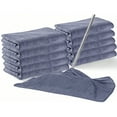 thumbnail image 2 of YOPTOP 10 Pcs Microfiber Cleaning Cloth Large Floor Microfiber Towel Reusable Washable Free Lint Free Cloth Rag For Squeegee Mop Floor Window Housekeeping, 2 of 6