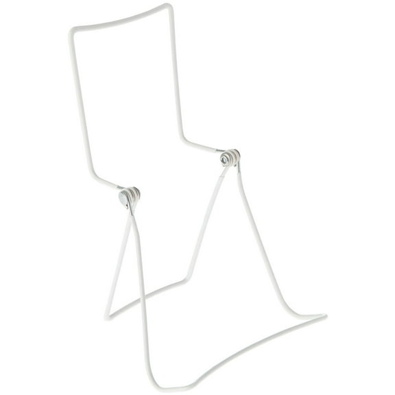 Gibson Holders 3DDX Adjustable White Wire 2-Tier Display Easel, 5.5" W x 4.75" D x 8.5" H, Pack of 12