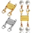 thumbnail image 1 of 2 cierres para collar, cierres para capas, cierres para múltiples collares, separador de collares para capas, cierres para múltiples collares para mujer, 1 of 7