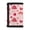 Mushroom Heart Pattern, variant on Chririnla Children's Wallet Dinosaur Lightweight Trifold Card Wallet for Outdoor, Polyester Zippered Kids Trifold Wallet