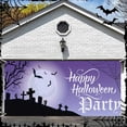 thumbnail image 3 of JJKBVCLO Garage : Halloween Themed Banner With Haunting Graphics Perfect For Car Enthusiasts & Garage Makeovers Easy Setup Durable Fabric, 3 of 4